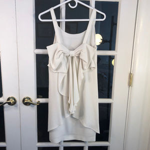 Club Monaco Davie Bow Dress, White